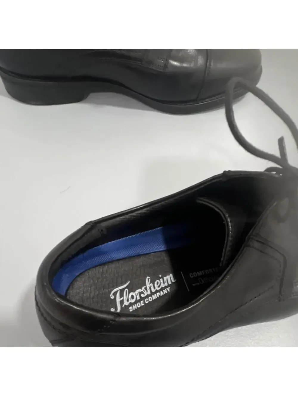 NEW NO BOX Floreshein Men's Black Dress Shoes SIZE 10
